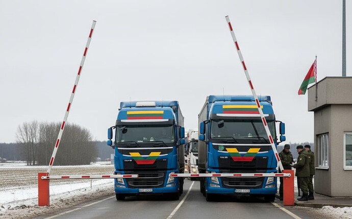 Переговоры Литвы и Белоруссии о возврате литовских грузовиков